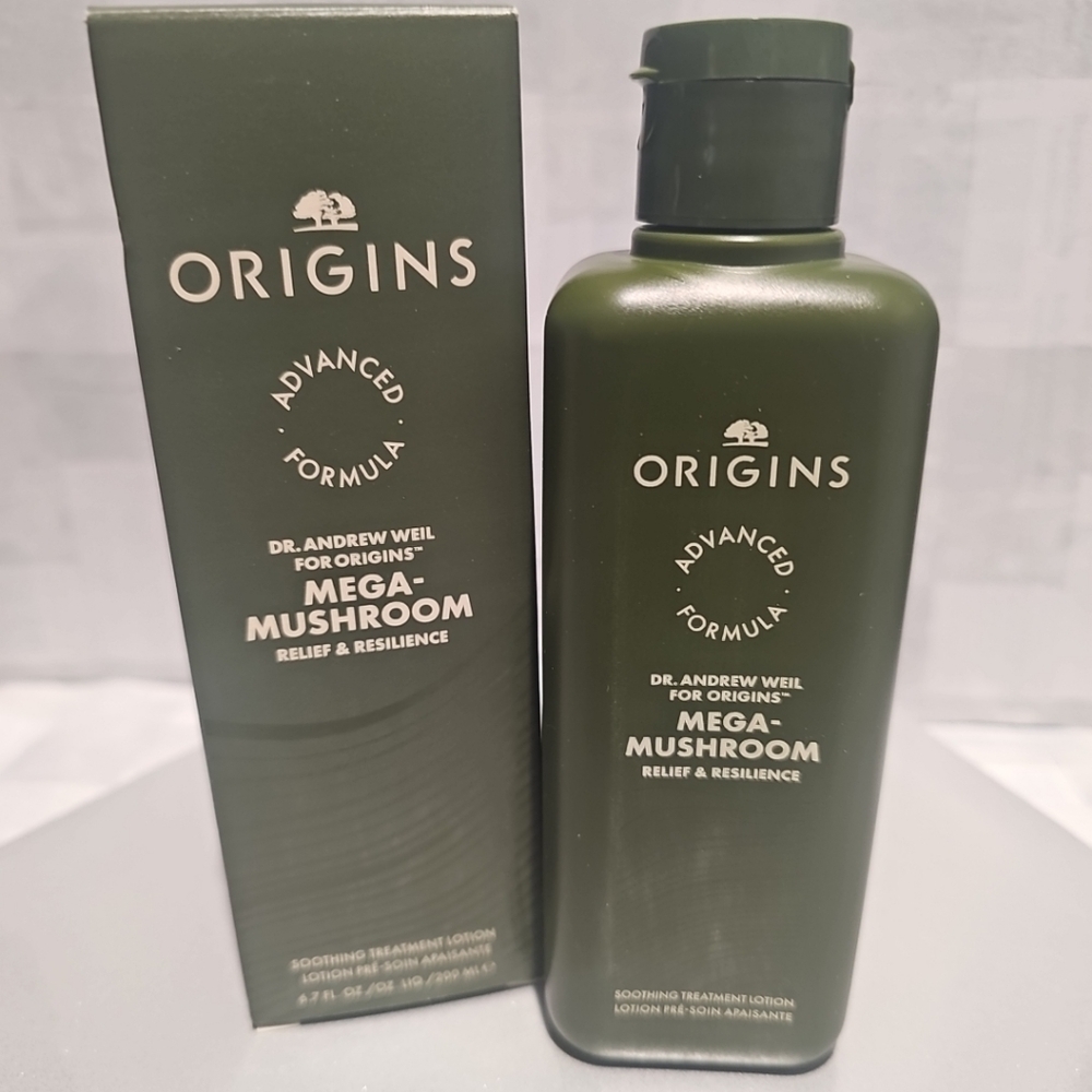 Origins Mega-Mushroom Relief & Resilience Soothing Treatment Lotion 6.7 oz NIB